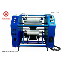 Pe stretch film rewinding slitter machine